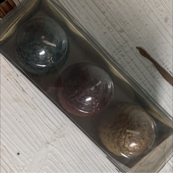 GAME OF THRONES 3 DRAGON EGG CANDLES SET! - Picture 7 of 10